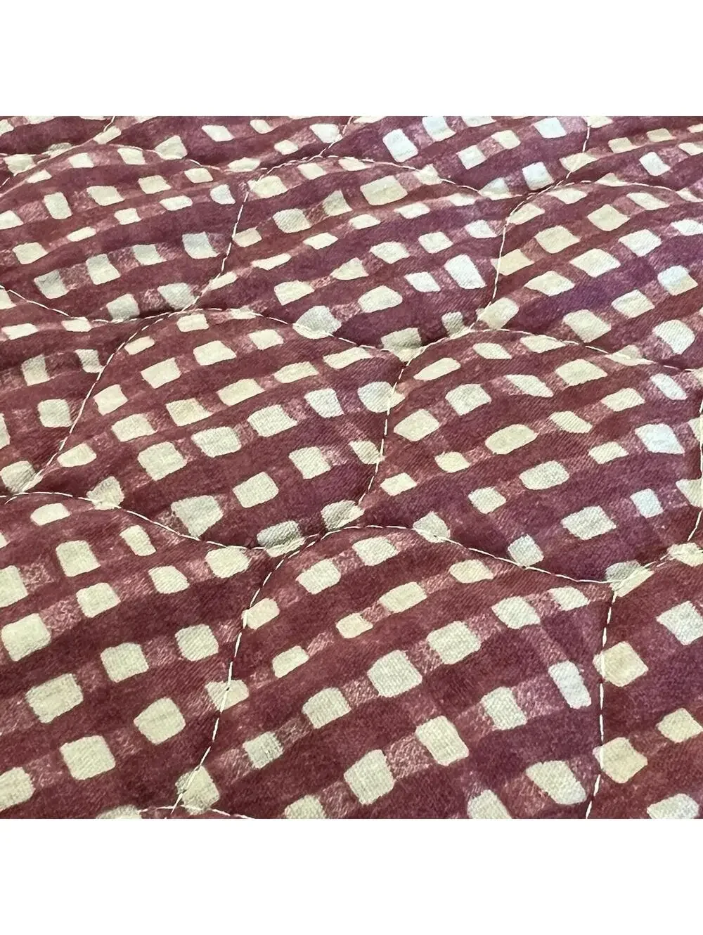 Teddy Bear Bunny Rabbit Vintage Quilted Baby Blanket 34x43 Nursery No Rips
